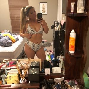 NWOT snakeskin bikini